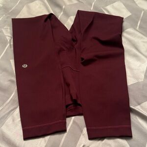 Lululemon Burgundy Leggings